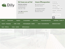 Tablet Screenshot of dilly-garten.de